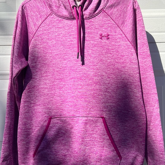 Under Armour Women's Heathered Pink Pullover - Picture 1 of 6